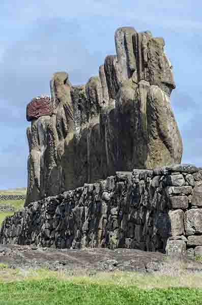 75 - Chile - isla de Rapa Nui o Pascua - Ahu Tongariki